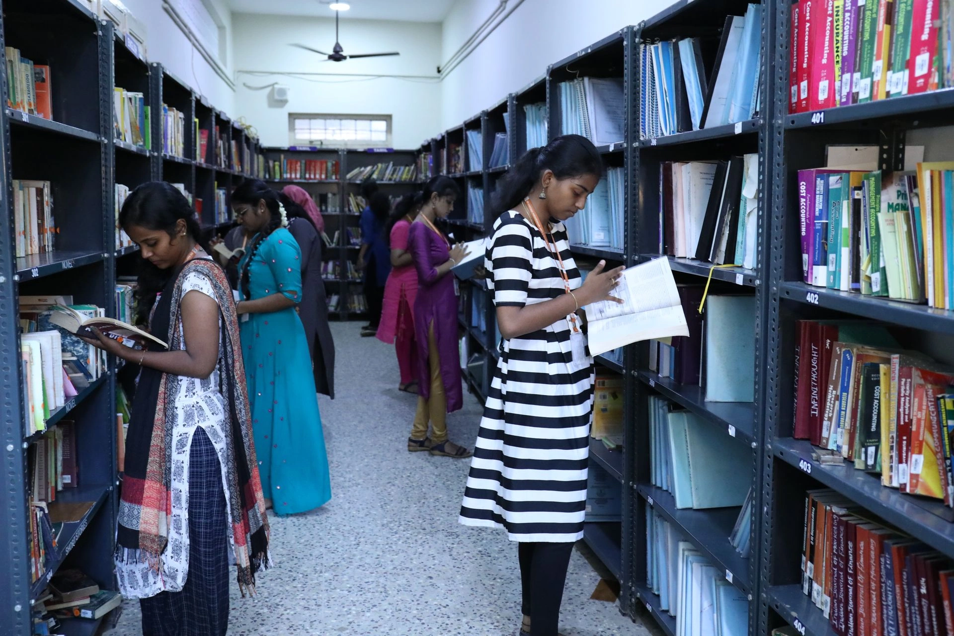 Students in Library